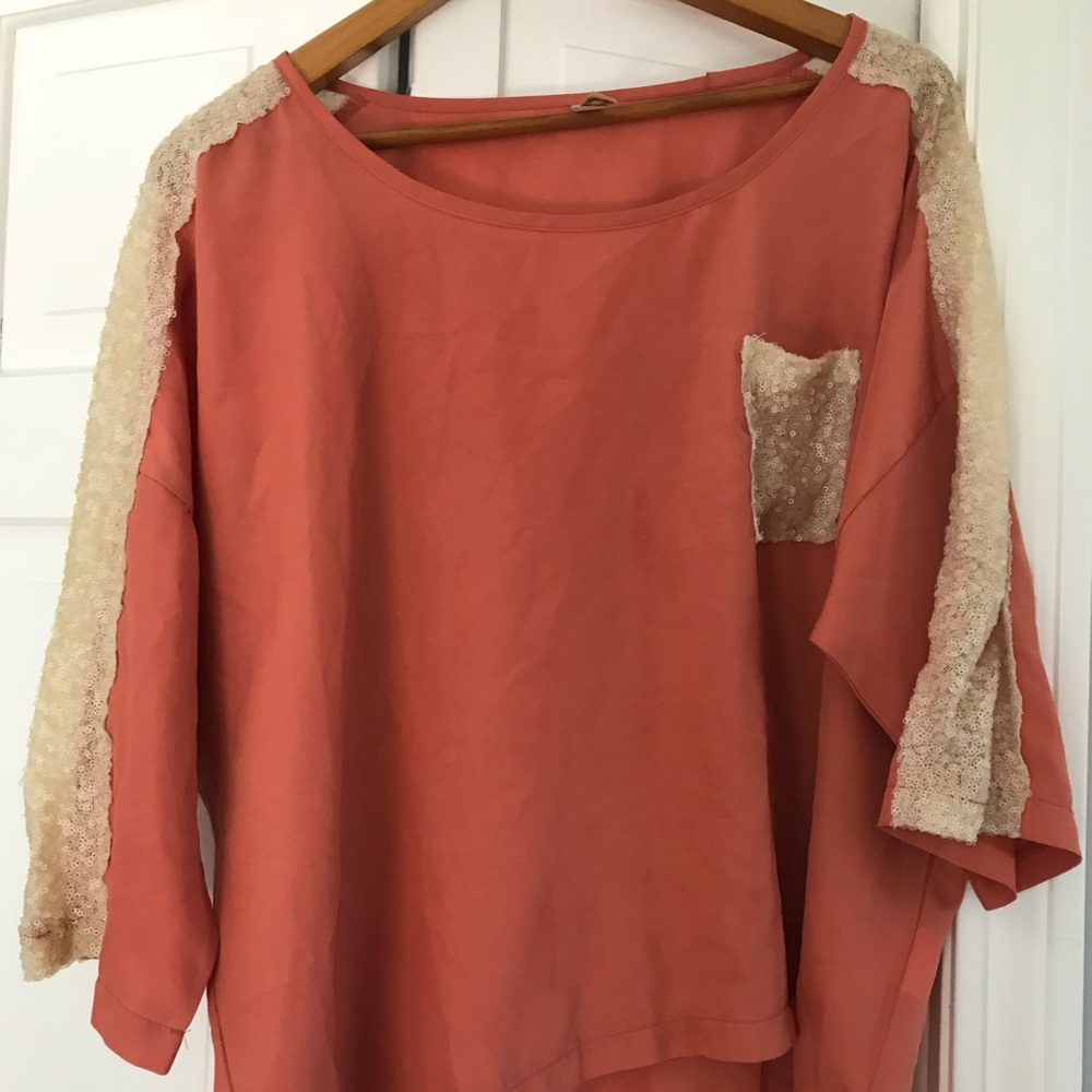 Parisian silk top